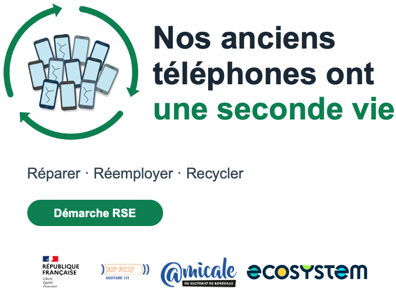 recyclage telephones